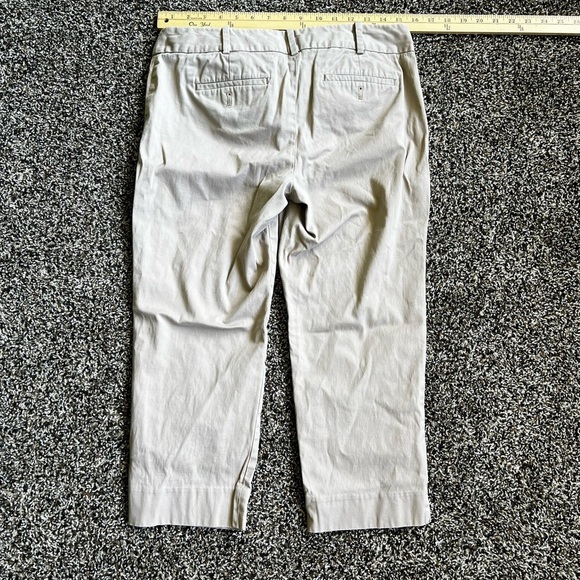 Talbots Tan Chinos Flat Front Cotton Blend - Picture 4 of 6